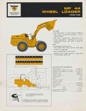 Pale gommate Massey Ferguson MF 44