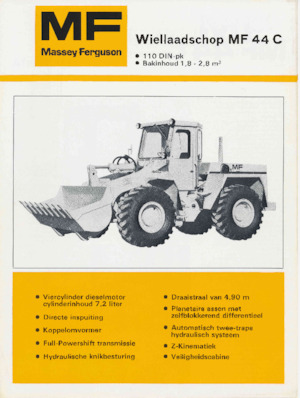 Pale gommate Massey Ferguson MF 44C