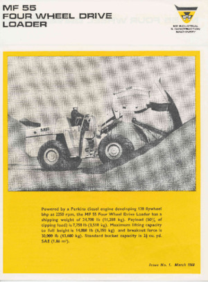 Pale gommate Massey Ferguson MF 55