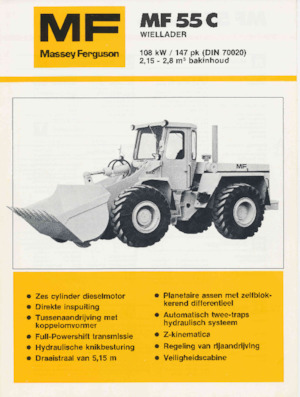 Pale gommate Massey Ferguson MF 55C