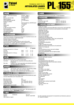 Pale gommate Palazzani PL 155 XL