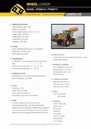 Pale gommate PowerPlus PP968T-V