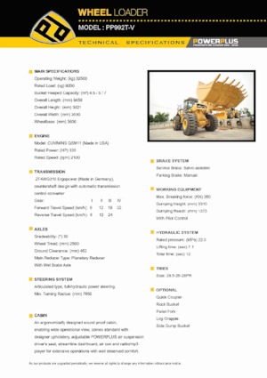 Pale gommate PowerPlus PP992T-V