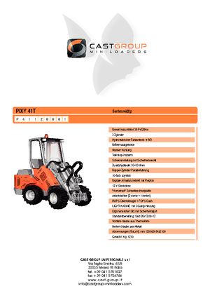 Pale gommate Cast Group PX 41