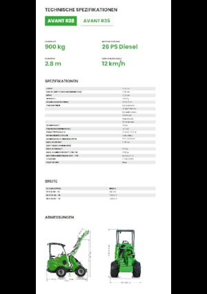 Pale gommate Avant Tecno R 28