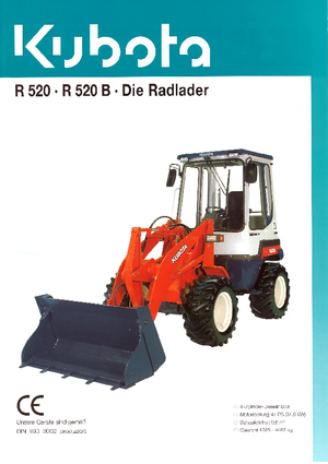 Pale gommate Kubota R520