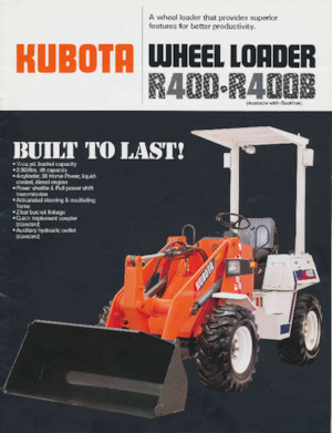 Pale gommate Kubota R400