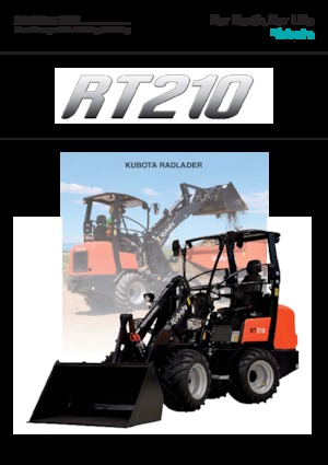 Pale gommate Kubota RT210