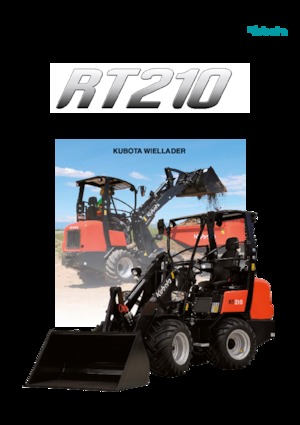 Pale gommate Kubota RT210