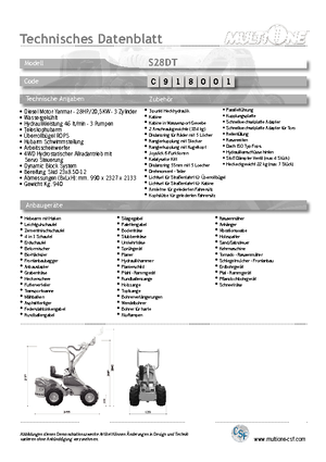 Pale gommate Multione S 28 DT