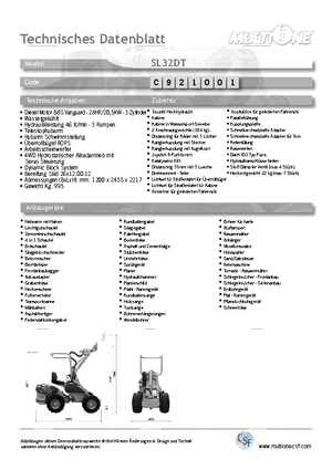 Pale gommate Multione SL 32 DT