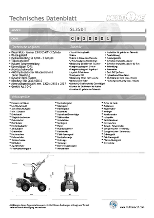 Pale gommate Multione SL 35 DT