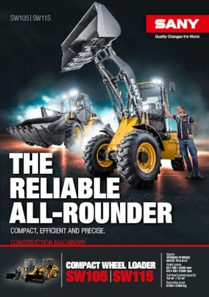 Pale gommate Sany SW115