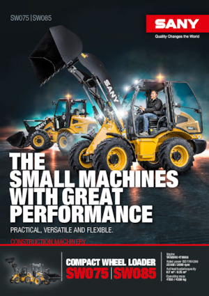 Pale gommate Sany SW085