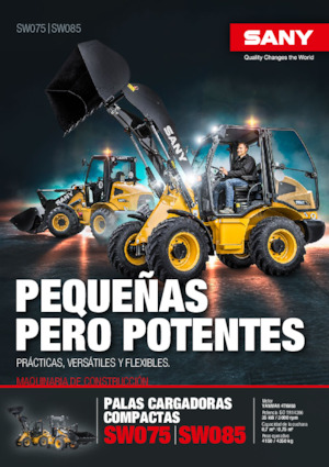 Pale gommate Sany SW085