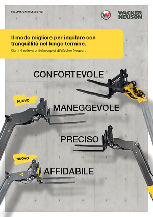 Sollevatori Telescopici Fissi Wacker Neuson TH522