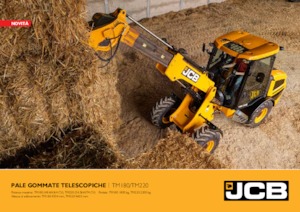 Pale gommate JCB TM 180