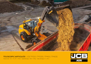 Pale gommate JCB TM320 S 