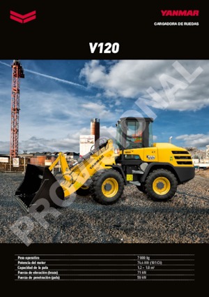 Pale gommate Yanmar V 120
