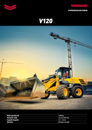 Pale gommate Yanmar V 120