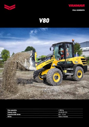 Pale gommate Yanmar V 80