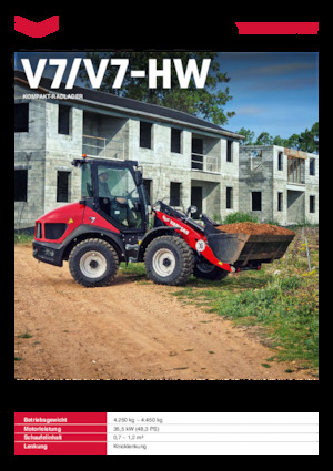 Pale gommate Yanmar V7-HW