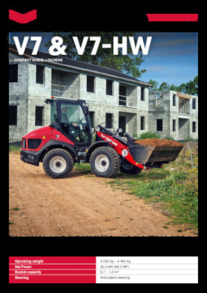Pale gommate Yanmar V7-HW