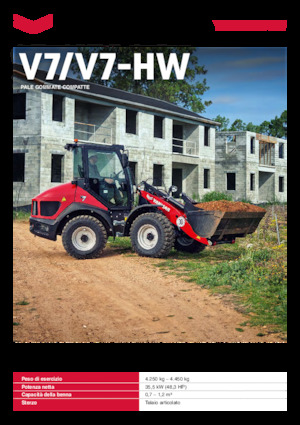 Pale gommate Yanmar V7-HW
