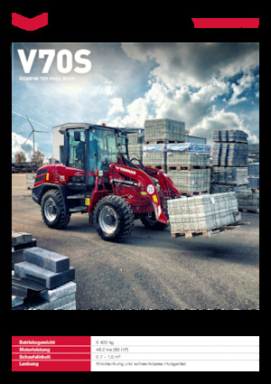 Pale gommate Yanmar V70S