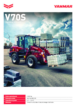 Pale gommate Yanmar V70S