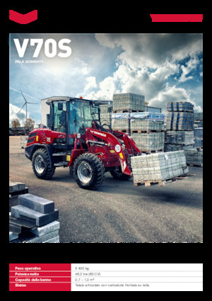 Pale gommate Yanmar V70S