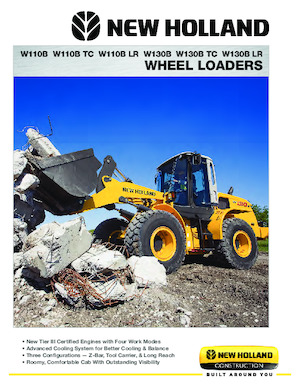 Pale gommate New Holland W110 B LR