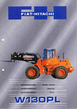 Pale gommate Fiat-Hitachi W 130 PL