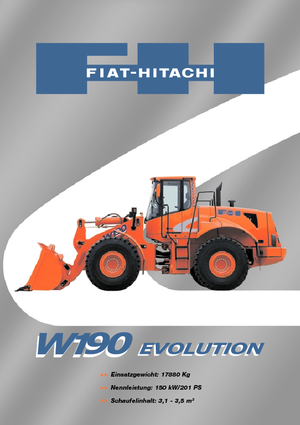 Pale gommate Fiat-Hitachi W 190