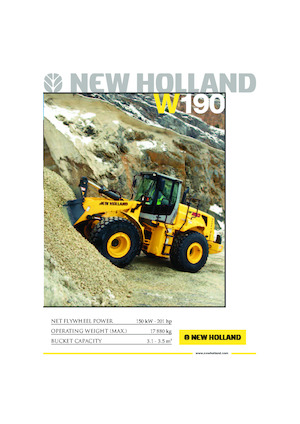 Pale gommate New Holland W 190