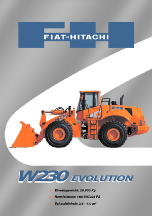 Pale gommate Fiat-Hitachi W 230