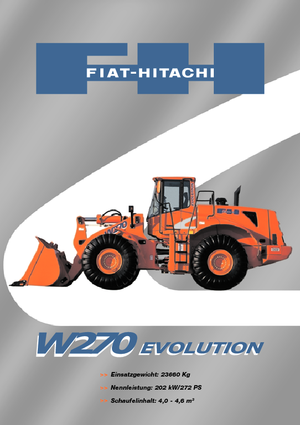 Pale gommate Fiat-Hitachi W 270