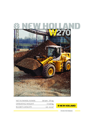Pale gommate New Holland W 270