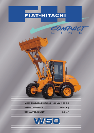 Pale gommate Fiat-Hitachi W 50