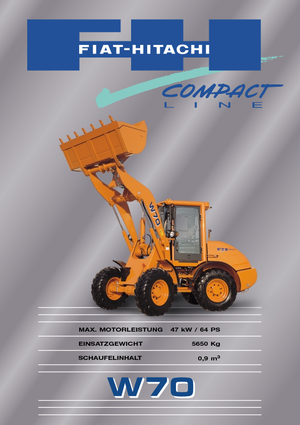 Pale gommate Fiat-Hitachi W 70