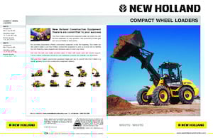 Pale gommate New Holland W80 TC