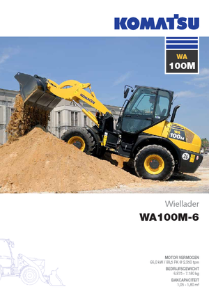 Pale gommate Komatsu WA100M-6