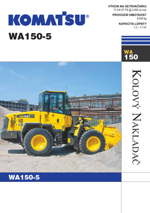Pale gommate Komatsu WA150-5