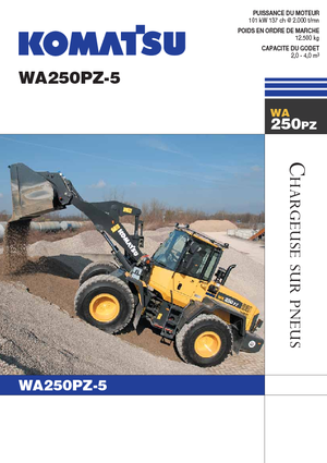 Pale gommate Komatsu WA250PZ-5