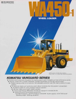 Pale gommate Komatsu WA 450-1