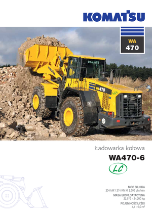 Pale gommate Komatsu WA470LC-6