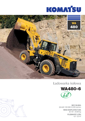 Pale gommate Komatsu WA480LC-6