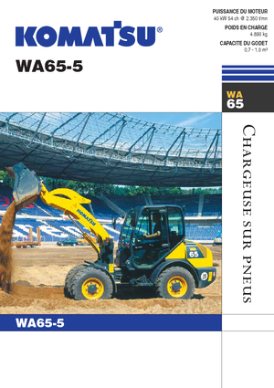 Pale gommate Komatsu WA65-5