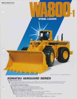 Pale gommate Komatsu WA 800-1