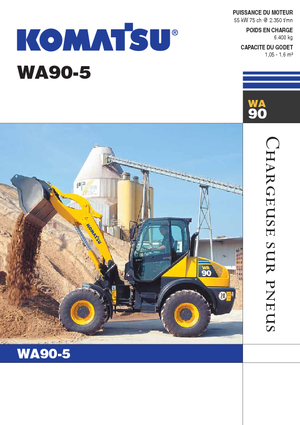 Pale gommate Komatsu WA90-5